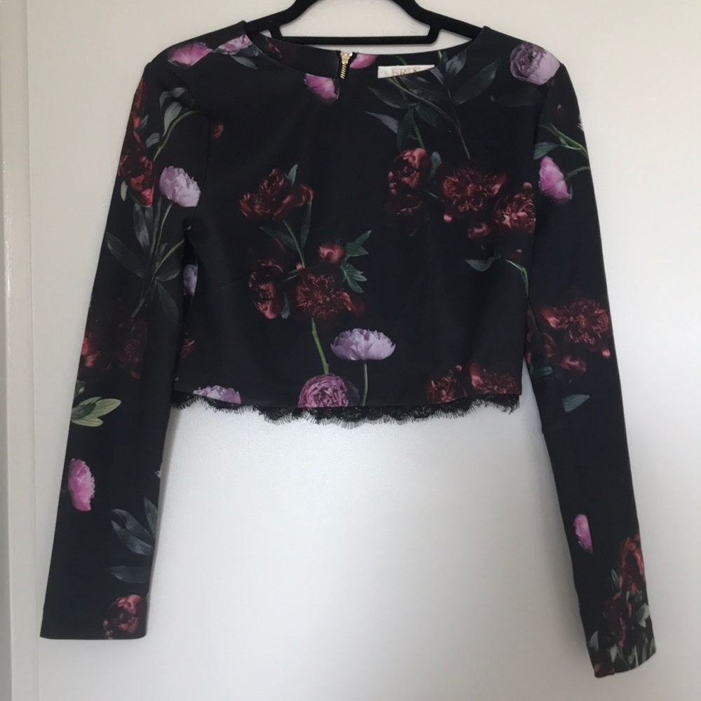 Erin Fetherston cropped floral top